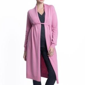 NWT Blooming Women by Angel Maternity Long Knit Wool Blend Cardigan